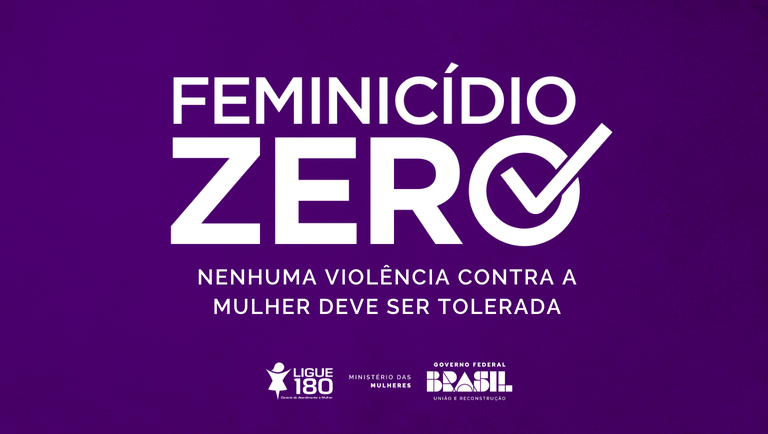Campanha contra o feminicídio