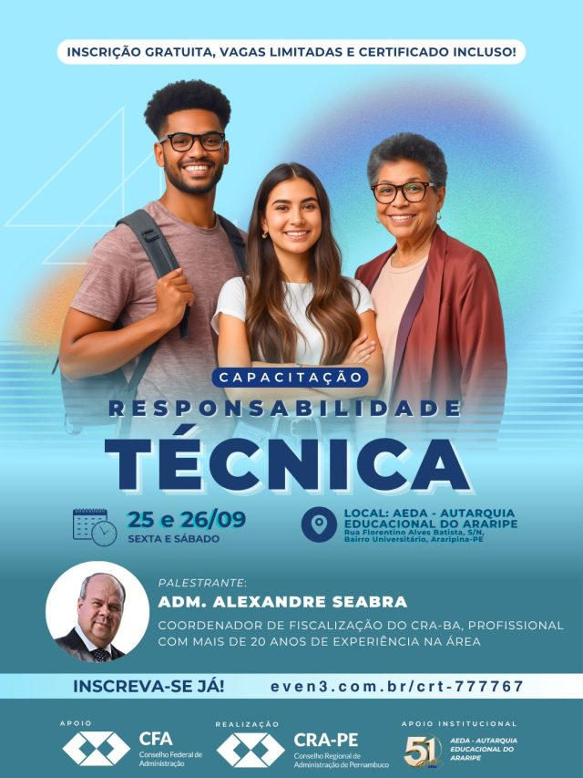 Araripina recebe capacitação inédita em Responsabilidade Técnica para Administradores